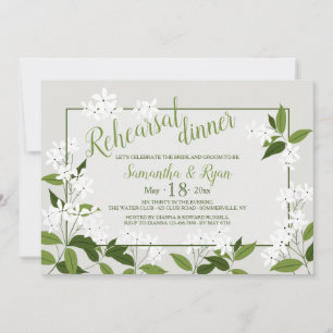 Invitation horizontale de jasmin