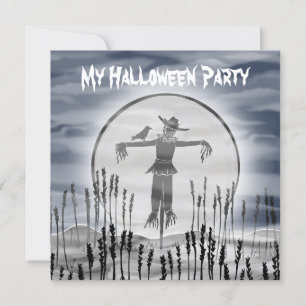 Invitation Horreur d'Halloween personnalisée Déplaisant Scare