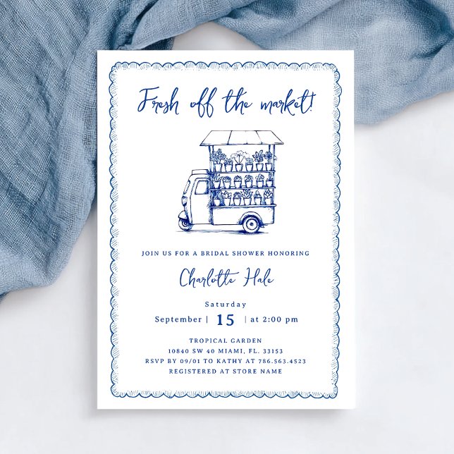 Invitation Hors Fête des mariées du marché agricole (Créateur téléchargé)