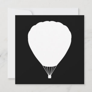 Invitation hot air balloon
