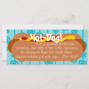 Invitation Hot Dog ! Parti