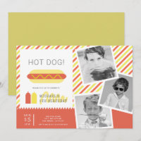 HOT DOG! Photo Enfants modernes Collage Anniversai