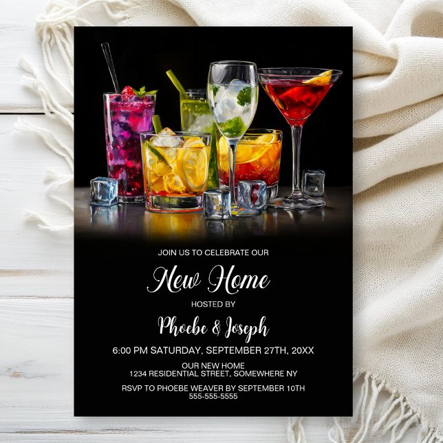 Invitation Housewarming Cocktail Party (Créateur téléchargé)