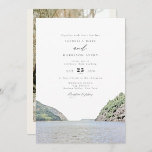 Invitation HUDSON VALLEY Aquarelle New York Skyline Mariage