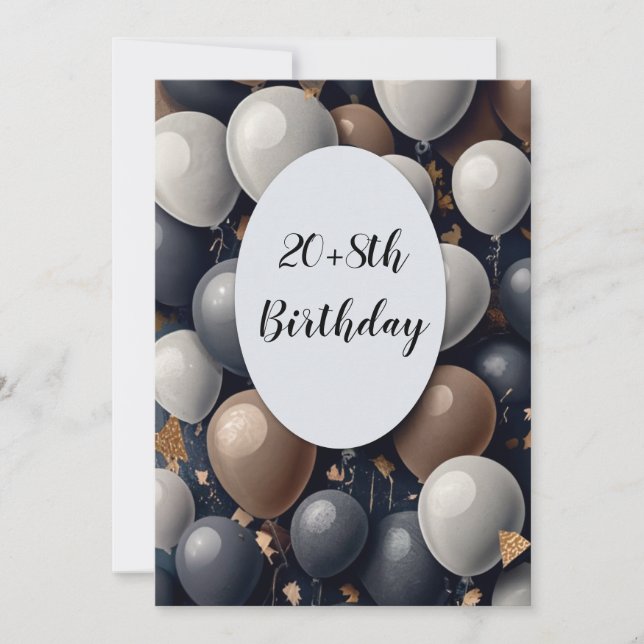 Invitation Humoristique 28ème (Devant)