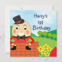 Humpty Dumpty kids mignon fête d'anniversaire