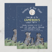 Hurlement à la Lune Fête du Loup Célébration Perso