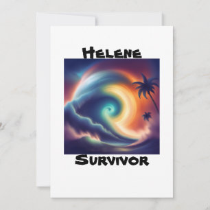 Invitation Hurricane Helene Survivor Florida Storm