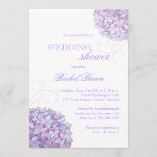 Invitation Hydrangea du sud fleurit Printemps Mariage Douche