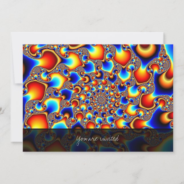 Invitation Hypn0sis - Art fractal (Devant)