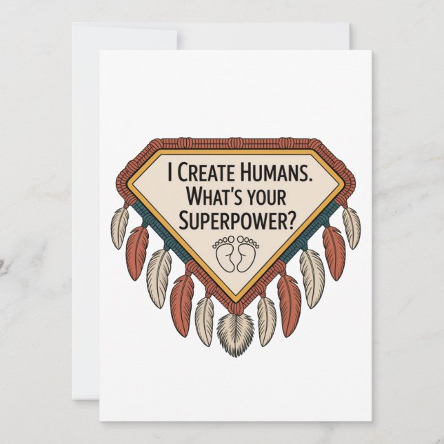 Invitation I Create Humans. What’s Your Superpower (Devant)
