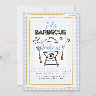 Invitation I Do BBQ Wedding or Engagement Party Invite