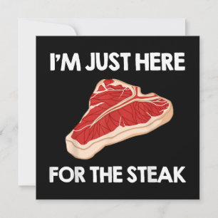 Invitation I Love Steak Cadeau Ribeye House
