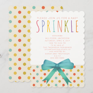 Invitation Ice Cream Social Baby Sprinkle Invitataiation