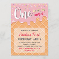 Ice Cream Sweet Party Girl Premier anniversaire