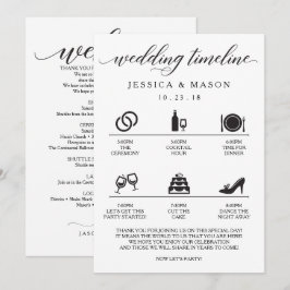 Invitation Icon Mariage Itinéraire et Mariage Bienvenue