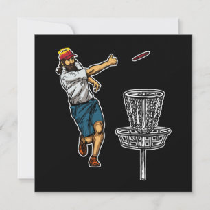 Invitation Idée cadeau cool Jésus Disc Golf