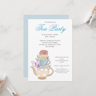 Invitation Idées de la fête du thé pour femmes du printemps