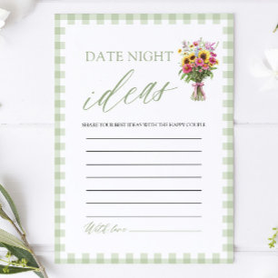 Invitation Idées de Soirée Verte pour une Nuit en Amoureux Je