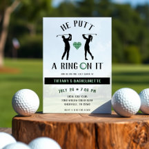 Il a mis une bague dessus Golf Enterrement de vie 