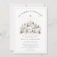 Il faut un village pour une baby shower photo hive