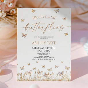 Invitation Il Me Donne Des Papillons Dans Le Ventre Fête De F