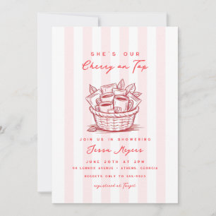 Invitation illustration baby shower Tea Doodle