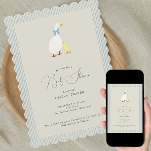 Invitation Illustration de livre d'histoires pour bébé Little