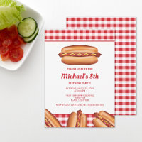 Illustration de restauration rapide Hot Dog pour f