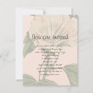 Invitation Illustration vintage