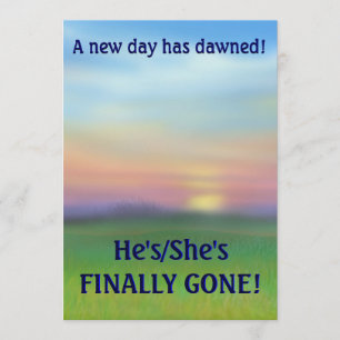 Invitation Ils ont enfin fait l'invitation du Divorce Party