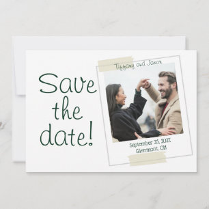 Invitation Image Perfect Forest Green Texte Enregistrer la da