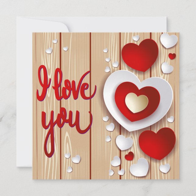 Invitation Imaginaire des coeurs (Devant)