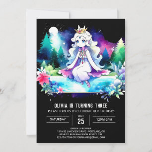 Invitation Imaginaire Enchanted Princesse Anniversaire