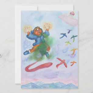 Invitation Imaginaire Eros Dieu Lumière Dimension Aquarelle A