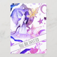 *~* Imaginaire Fairy Tale Sky Baby shower Invitati