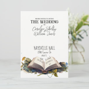 Invitation Imaginaire Livre Fairytale Whimsical Magique Uniqu