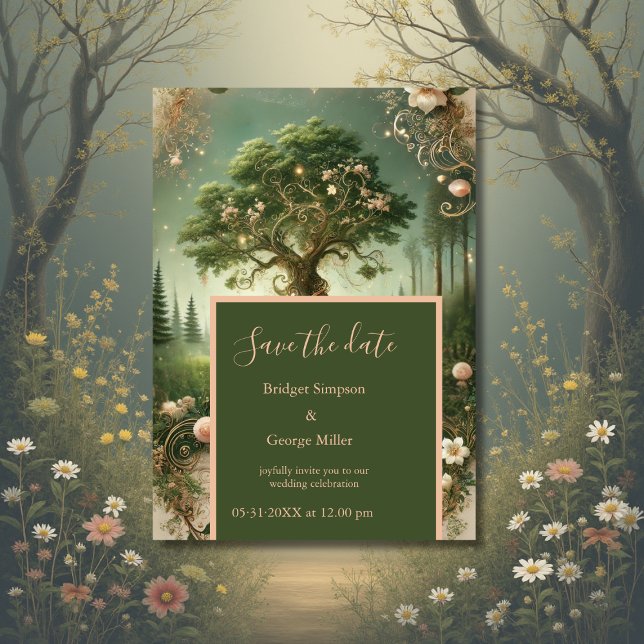 Invitation Imaginaire mystique médiéval gravure Enregistrer l (Créateur téléchargé)