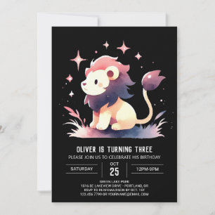 Invitation Imaginaire Oiseau de lion adorable