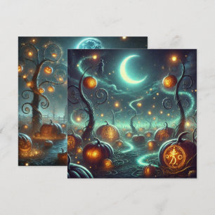 Invitation Imprimable Livre de Citrouilles Whimsigoth de l'au