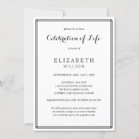 In Loving Memory Celebration of Life Frame Funeral