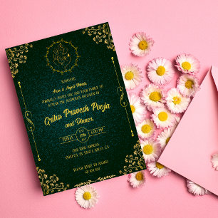 Invitation Inde Hindu Houseréchauffe Griha Pravesh