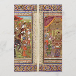 Invitation Inde musulmane Mughal Islam Musulman Boho Art