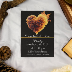 Invitation Inferno of Fun Ultimate Fire Party Invitation!