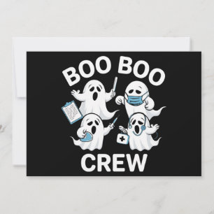Invitation Infirmière d'Halloween Cadeau Boo Boo Infirmière d