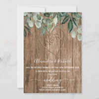 Initiales monogramme bois effet sculpté arbre
