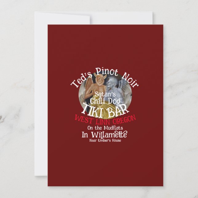 Invitation Inquisition espagnole (Devant)