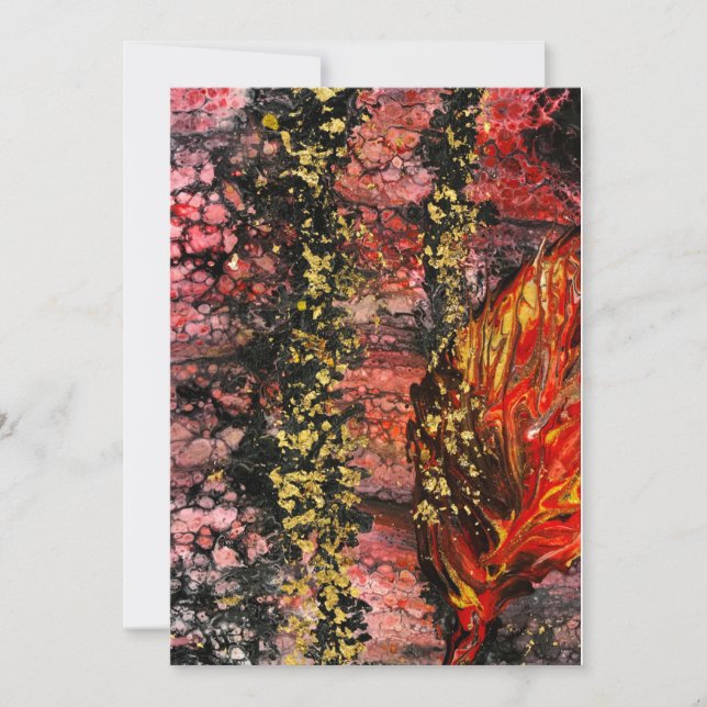 Invitation Inspiré par le feu de Californie (Devant)