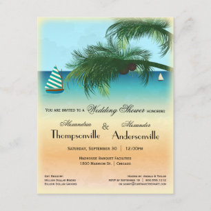 Invitation inspirée de la nostalgie représentant u