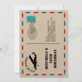 Invitation Inspirée par les Voyages